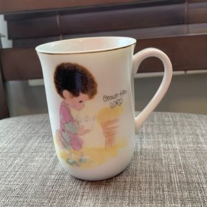 Precious moments 1978 mug - Crown Him Lord - vintage